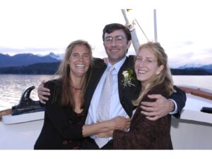 With Annie Shapiro and Elizabeth Smith, Kirsten/Heath wedding Argentina 2004