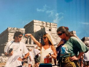 Pete, Allison, Kirsten in Tulum, MX